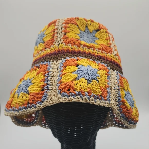 Peter Grimm Multicolor Crochet Bucket Hat - Picture 4 of 8